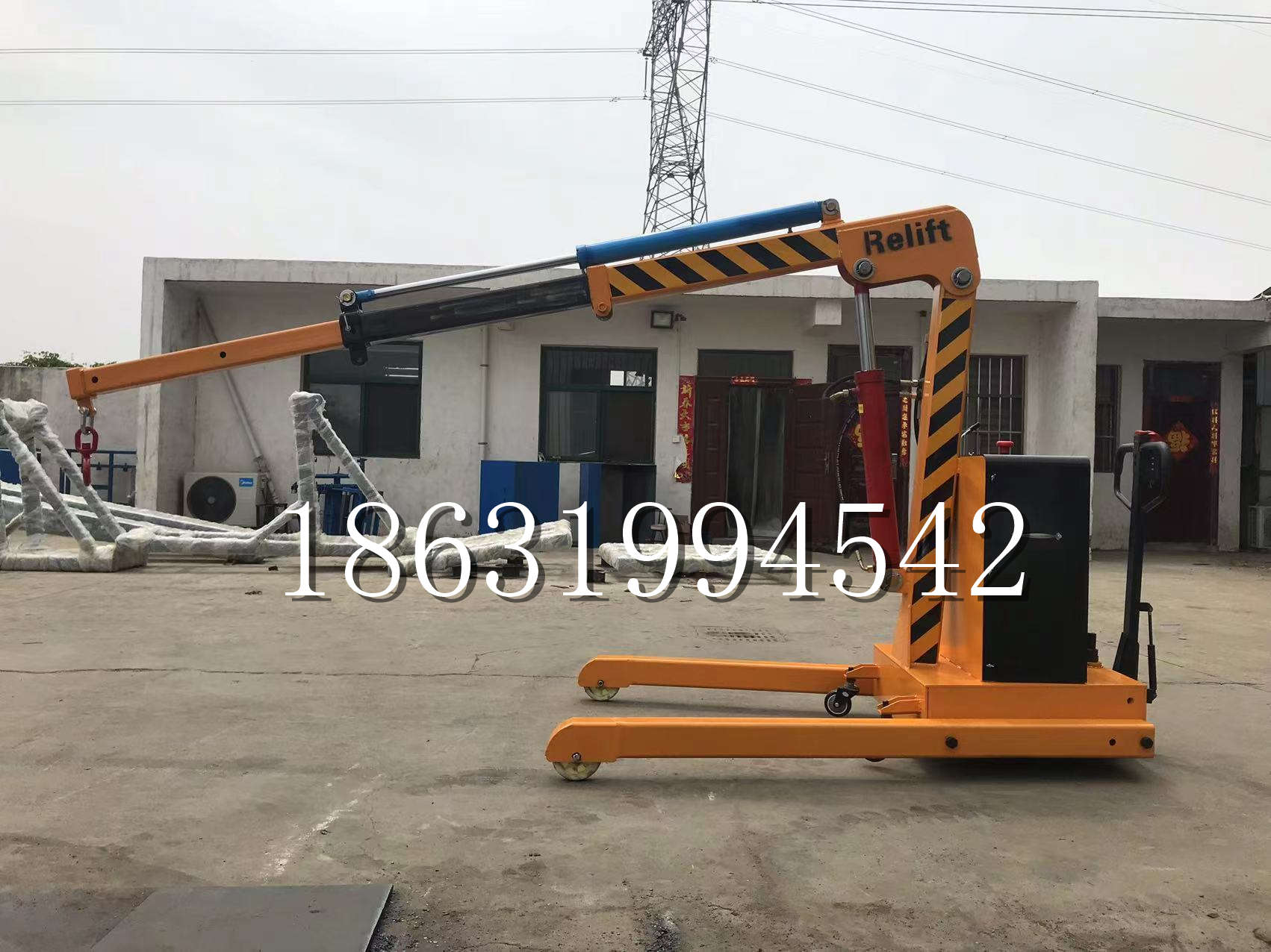 柏乡县久征定做3吨三轮随车吊 农用园林绿化移树吊 平板工程用小吊机