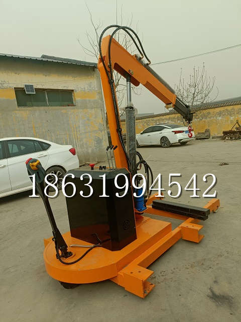 柏乡县自卸车厢随车吊 自制轮式四不像起重机 四驱平板吊 5吨 贵盛